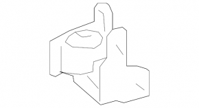 Door hinge lower front left Mercedes C-class W205 15-21