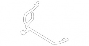 Lower additional radiator cooling pipe G-class W463 G63 AMG 19-24