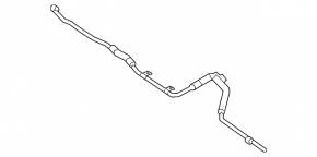 Lower additional radiator cooling pipe G-class W463 G63 AMG 19-24