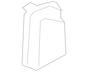 Mirror cover inner right Ford Edge 15-24 black