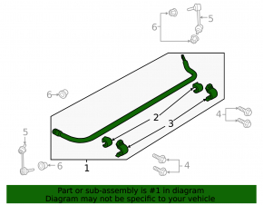 Lincoln Corsair 20-26 AWD Front Stabilizer Bar