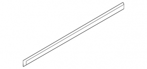 Lower front left door trim for Mitsubishi Galant 2004-2006