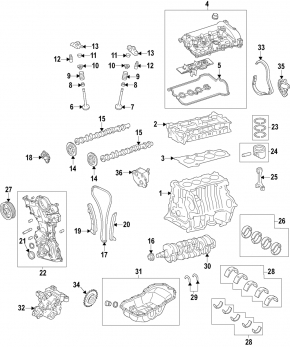 Cylinder block bare Mazda CX-5 17-17