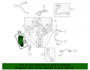 Air duct for the Audi Q5 80A 22-24 MHEV turbine
