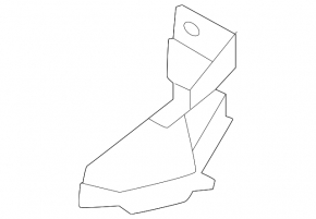Right lower radiator deflector for Lexus NX 22-25