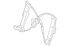 Front left window lifter with motor for VW Jetta 19-24