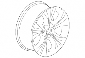 Wheel disk iron R18 Chevrolet Impala 14-20 type 2