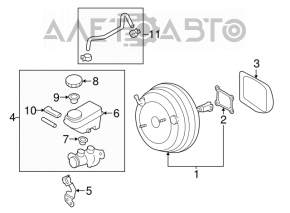 GTZ reservoir Subaru Impreza 17-23 GK automatic transmission