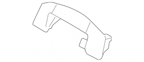 Ceiling handle rear left VW Atlas 18-24 gray