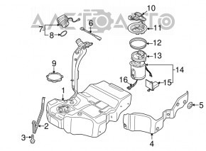 Fuel filler cap VW CC 08-17