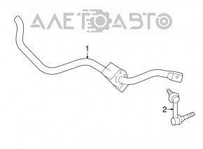 Stabilizer link front right Lexus IS250 IS300 IS350 06-13 AWD