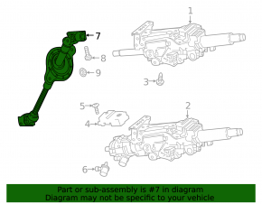 Steering universal joint Audi A6 C8 19-
