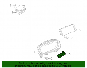 Headlight control Audi A6 C8 19-20