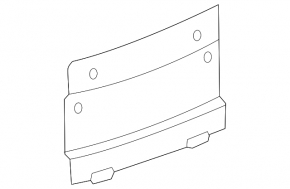 Platform for the number of the trunk door Audi Q7 4L 10-15