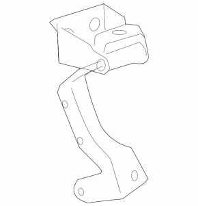 Left tailgate hinge Audi Q7 4L 10-15