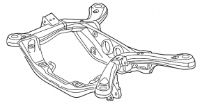Rear subframe Lexus RX450h 10-15 FWD