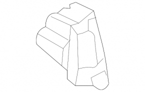 Toyota Venza 21-24 wing inner right upper foam seal