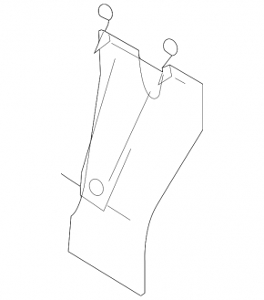 VW Golf 10-14 hood lock bracket