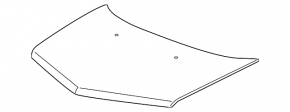 07-13 Acura MDX bare hood