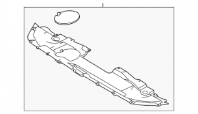 TV cover Infiniti JX35 QX60 13-20