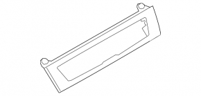 Frame trim for radio and climate control BMW 3 F30 12-18 prerest