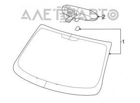 Jeep Renegade 15- Windshield