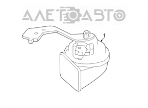 Right signal Mercedes CLA 14-19 high without bracket