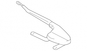 Right windshield wiper arm for Toyota Prius 2009-2010