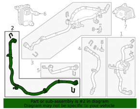Chevrolet Equinox EV 24-26 inverter-pump cooling system hose