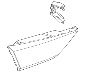 Inner light trunk lid left Audi A3 22-24