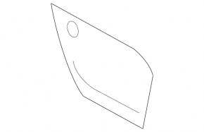 Mudguard threshold rear left Ford Escape 13-19