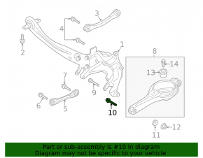 Ford Focus mk3 camber bolt 11-18