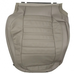 Ford C-max MK2 13-18 driver's seat back upholstery, grey leather, heated, wrinkled, cracked leather