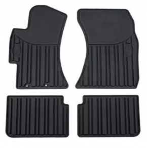 Set of floor mats for Subaru Forester 14-15 SJ cloth, black