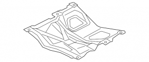 Engine protection metal Mazda CX-9 16- dented