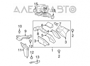 Nissan Versa 1.8 10-12 Air Filter Housing