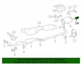 Toyota Camry 18-24 chrome muffler tip