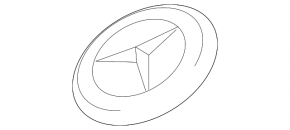 Mercedes W164 ML hood emblem