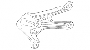 Right Engine Mount Bracket BMW X5 G05 19-25 3.0L Twin Turbo, XDrive40i, 3.0L, AWD, Without M4. AWD