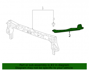 TV strip eyelash left Chevrolet Volt 16-