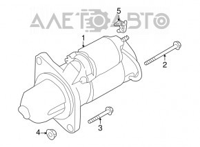 Starter Subaru Forester 14-18 SJ 2.5 MKPP
