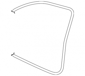 Front left door opening seal VW Taos 22-25