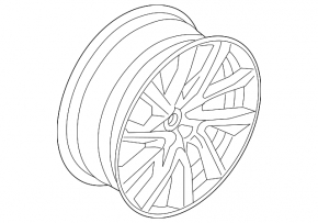 Wheel disk R21 x 9J ET38.5 Volvo XC90 16-26 style 955