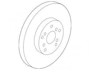 Front right brake disc Acura MDX 17-20 rest