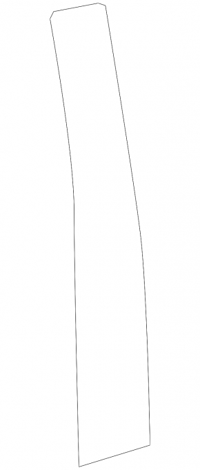 Toyota Prius 50 16-22 front left side door trim