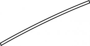 Upper rear right door molding for Infiniti QX50 19-20