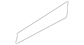 Door trim lower rear right Nissan Rogue Sport 17-19 structure
