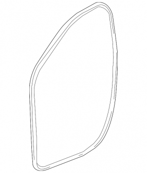 Door seal front left GMC Terrain 18-