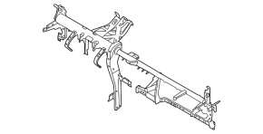 Kia Sorento 21-24 HEV, PHEV under-dash reinforcement pipe
