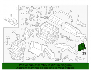 Subaru Forester 25-26 climate control unit